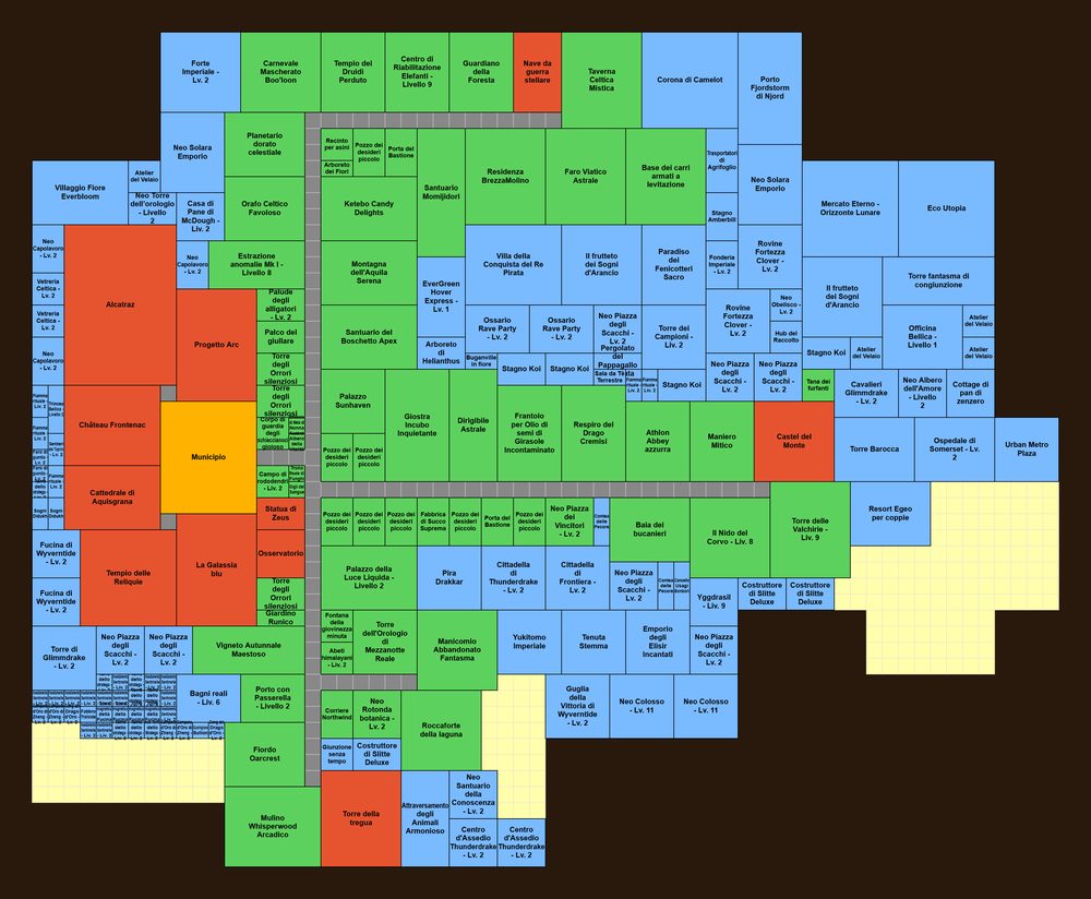 Città di Forge of Empires dopo il Planner, esempio 2