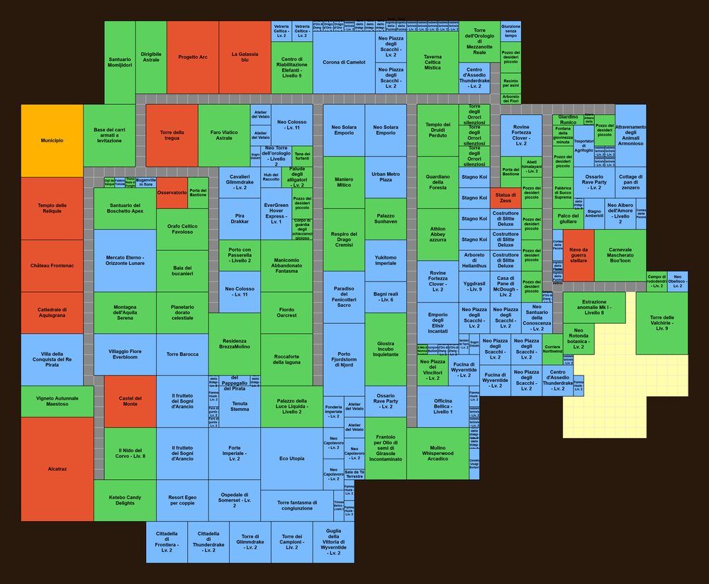 Città di Forge of Empires prima del Planner, esempio 2